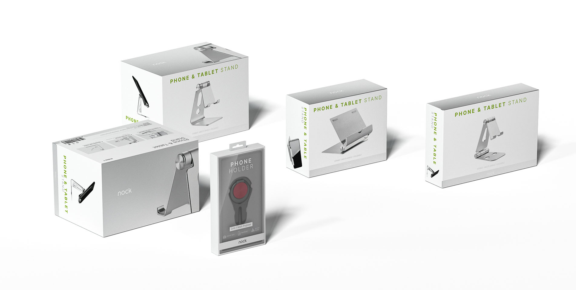NORK Phone Holder Package Design